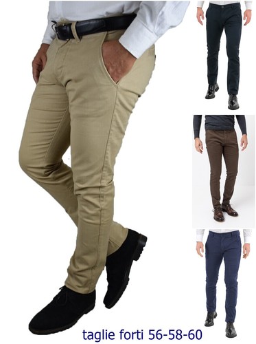Pantaloni uomo eleganti taglie - eleganti,