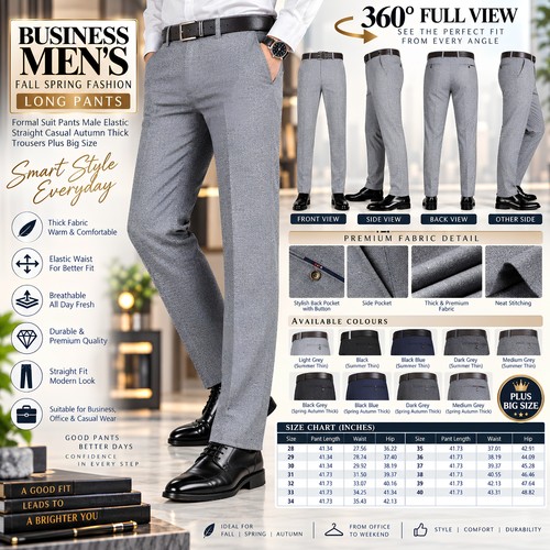 Pantalone uomo ufficio - pantalone,