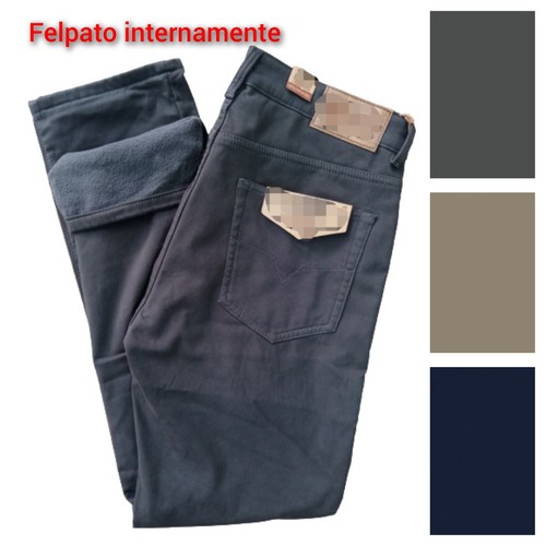 Pantalone uomo felpato pile - pantalone,