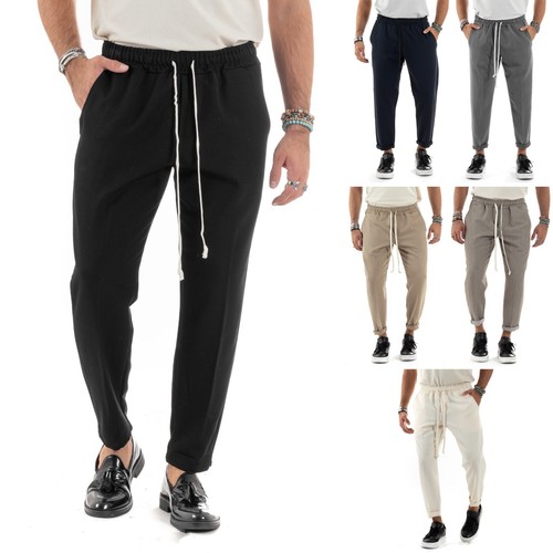 Pantaloni uomo jogger viscosa - uomo,