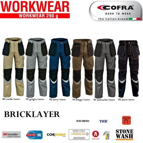 Pantalone lavoro cofra - pantalone,