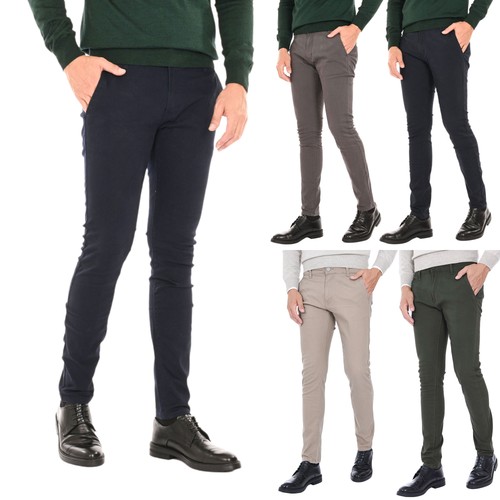 Pantaloni uomo invernale blu - pantaloni,
