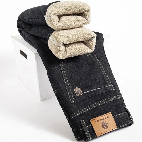 Pantaloni denim invernali